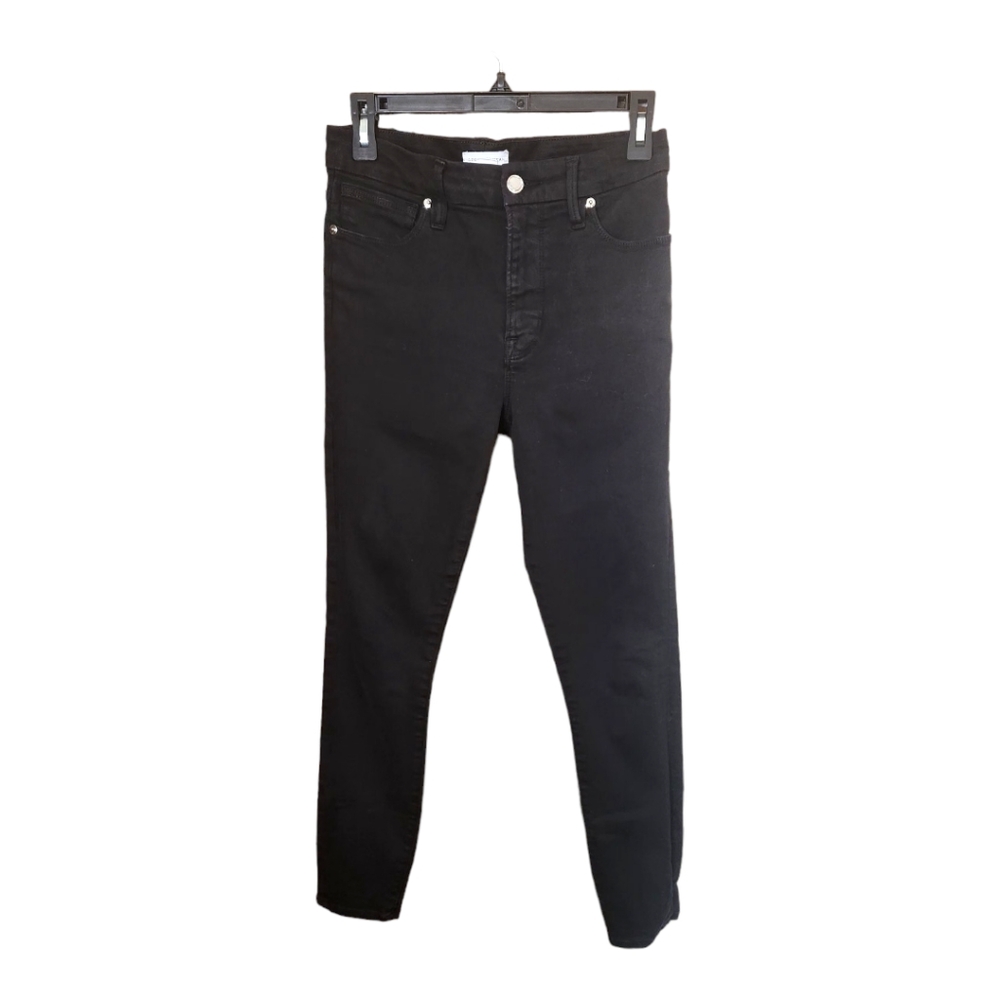 Good American Good Legs Skinny Jeans in Black 001, Size 4